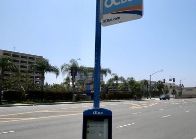 Orange County Transit Authority Solar Lighting & E-Paper Displays